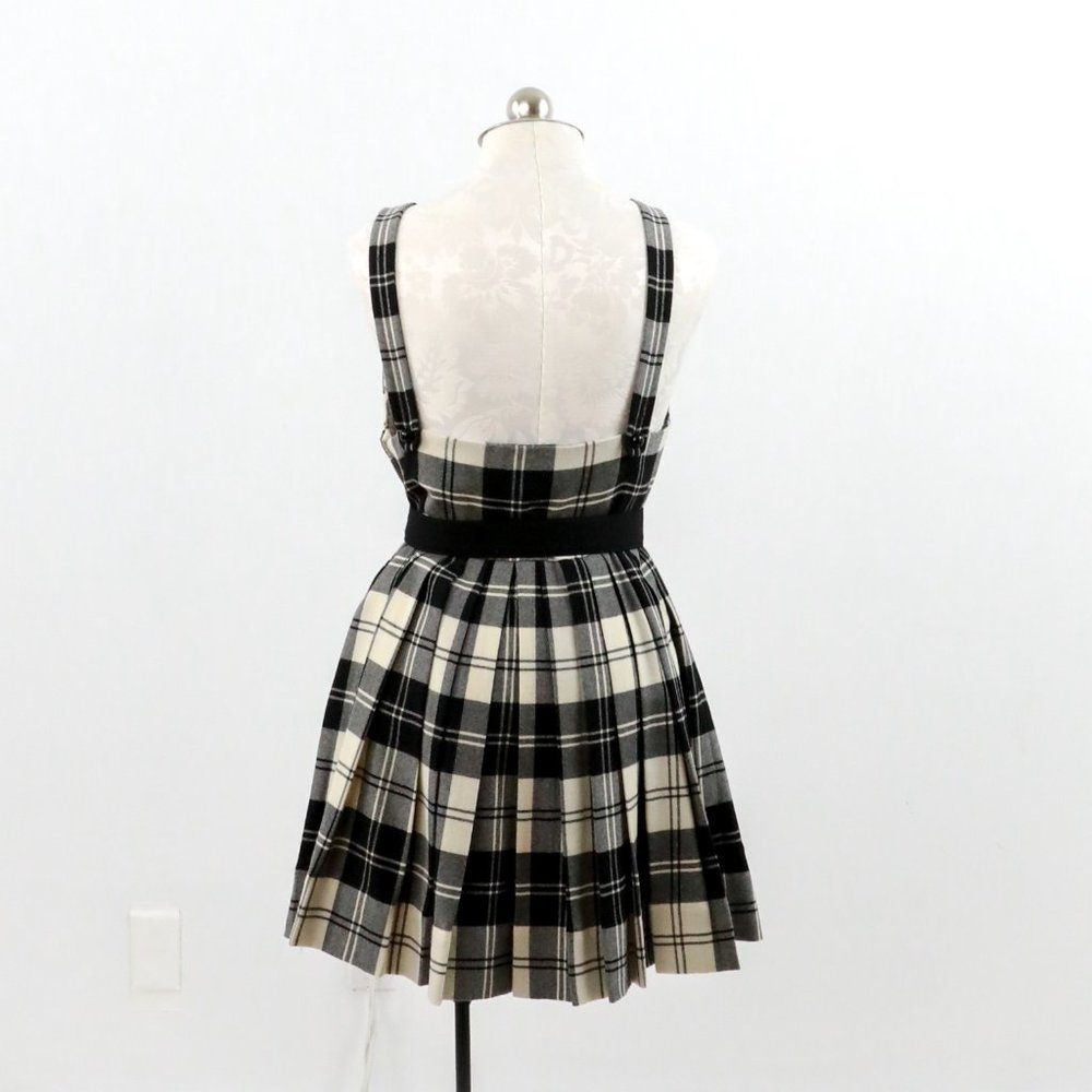 Anthropologie Jill Stuart 10 Wool Plaid Mini Dress - Picture 7 of 11